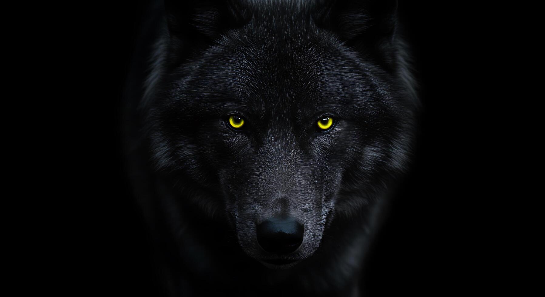 Black wolf wallpaper hd wallpaper photo
