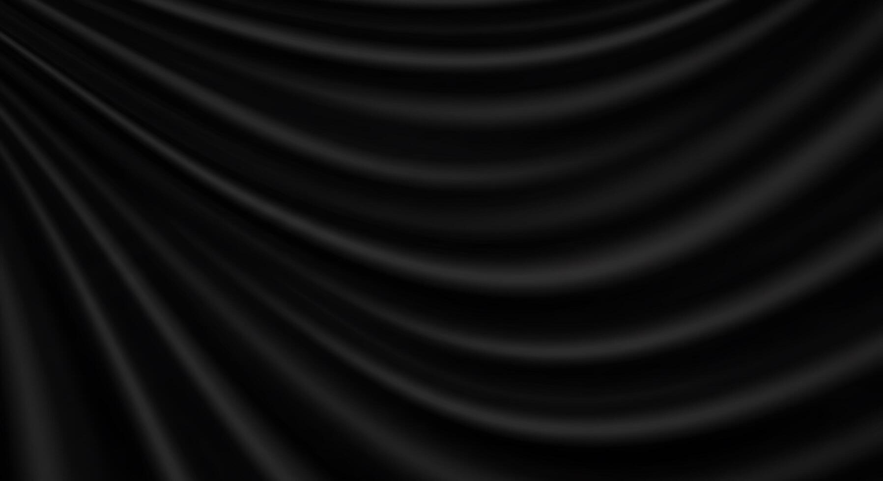 Black silk fabric background with a dark background photo