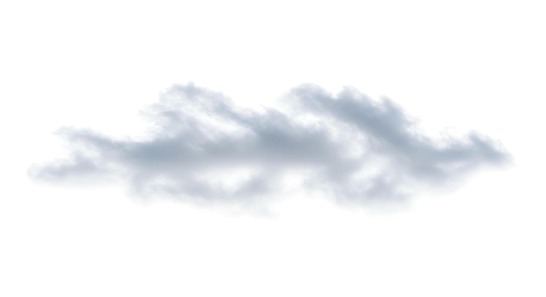 Clouds on a white background with a blue sky photo