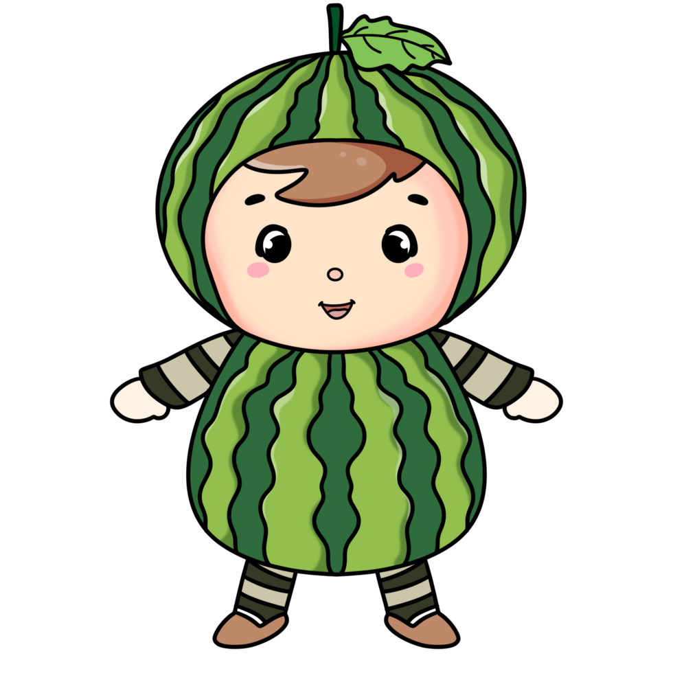 cartoon watermelon illustration png