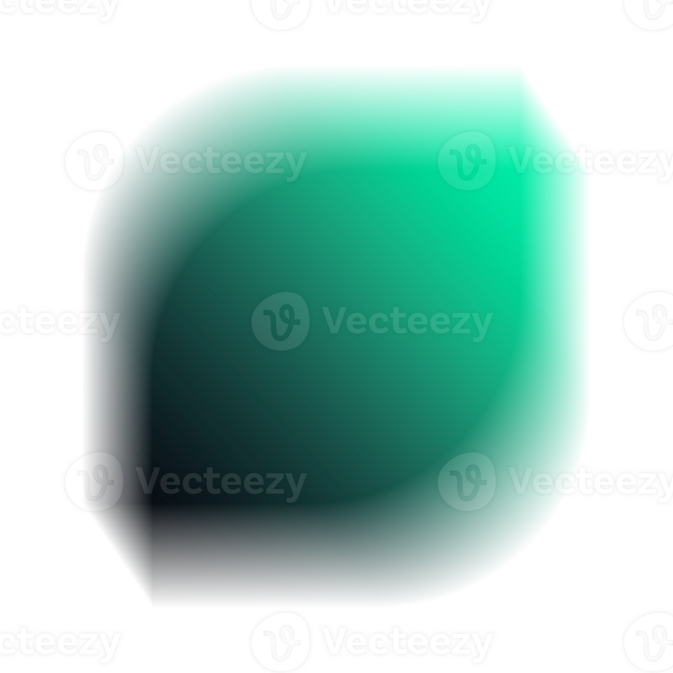 Rounded Edge Futuristic Gradient Square Shape png