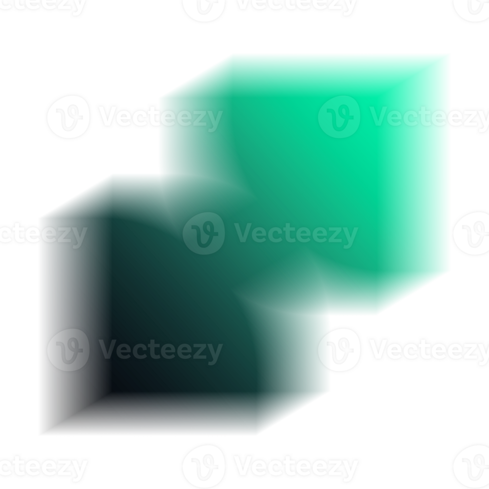 Split Polygon Futuristic Tech Modern Element png