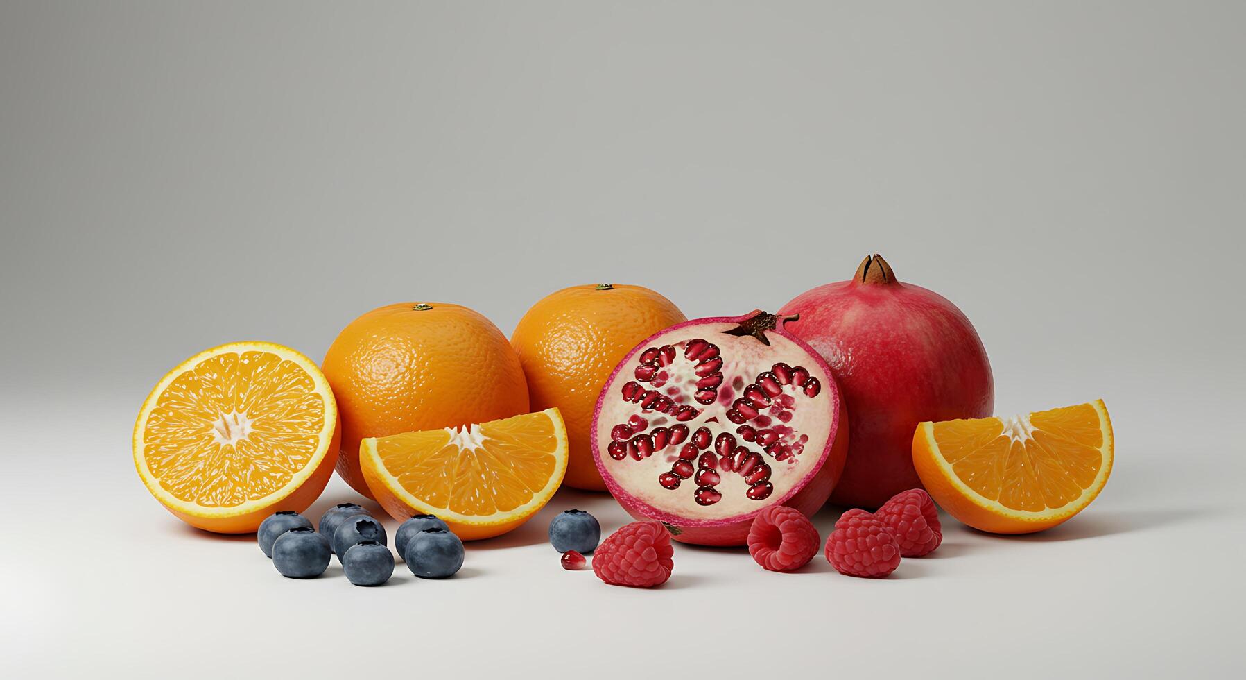 3d fruit 3d model photo
