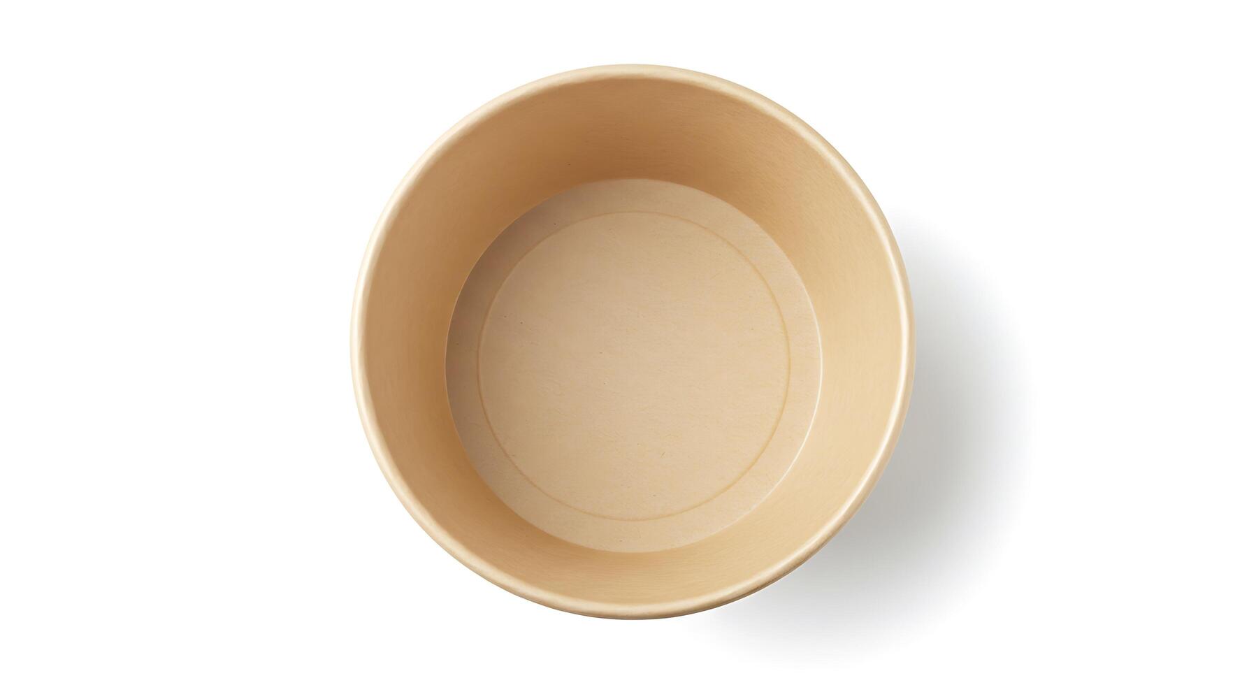 A bowl of food is shown on a white background photo