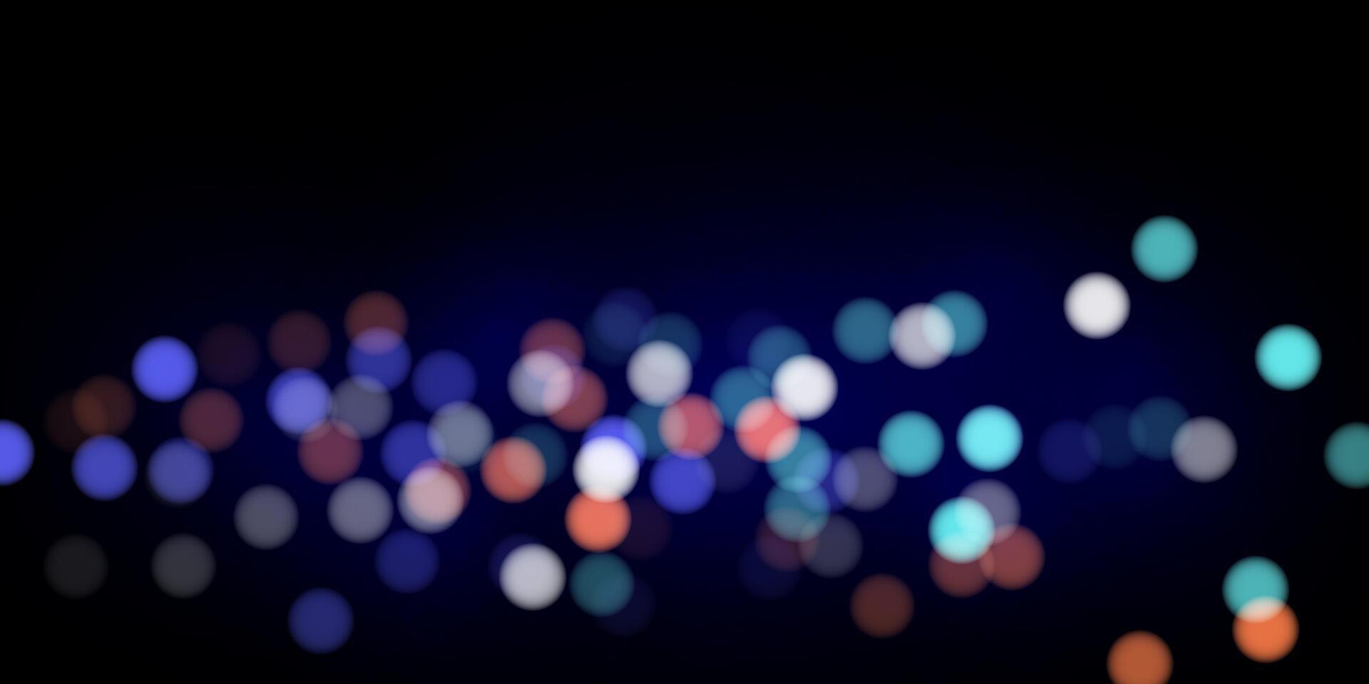 City night bokeh with glowing neon hues lights and abstract blur. Perfect luxury design for party or holiday invitation posters. Stars, water or traffic energy. Ideal for modern vibrant backdrops. vector