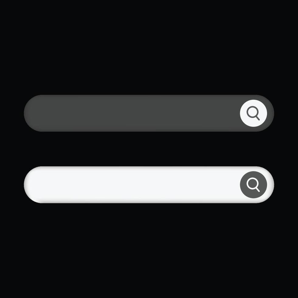 Set of Search Bar for UI UX Designs - Search Bar Design - Address Bar Design vector