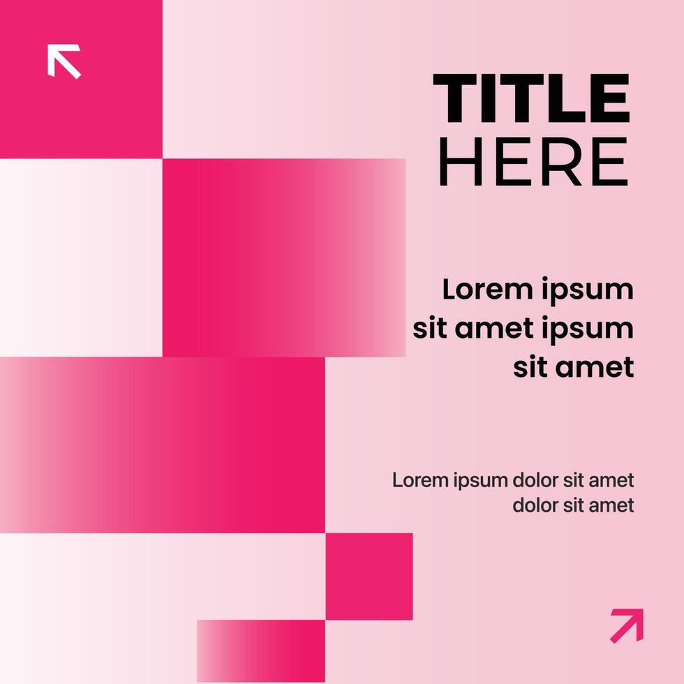 Simple and Modern Elegant Post Design - Corporate Style Post vector