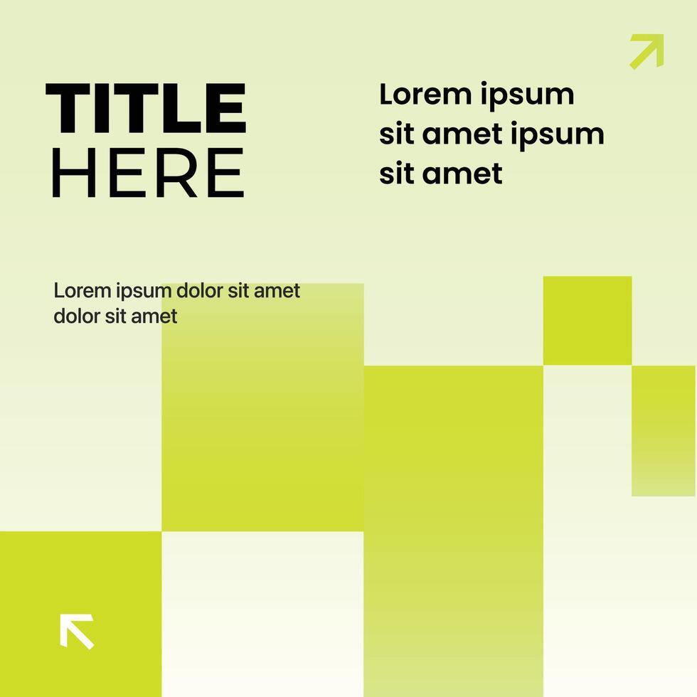 Simple and Modern Elegant Post Design - Corporate Style for Post vector