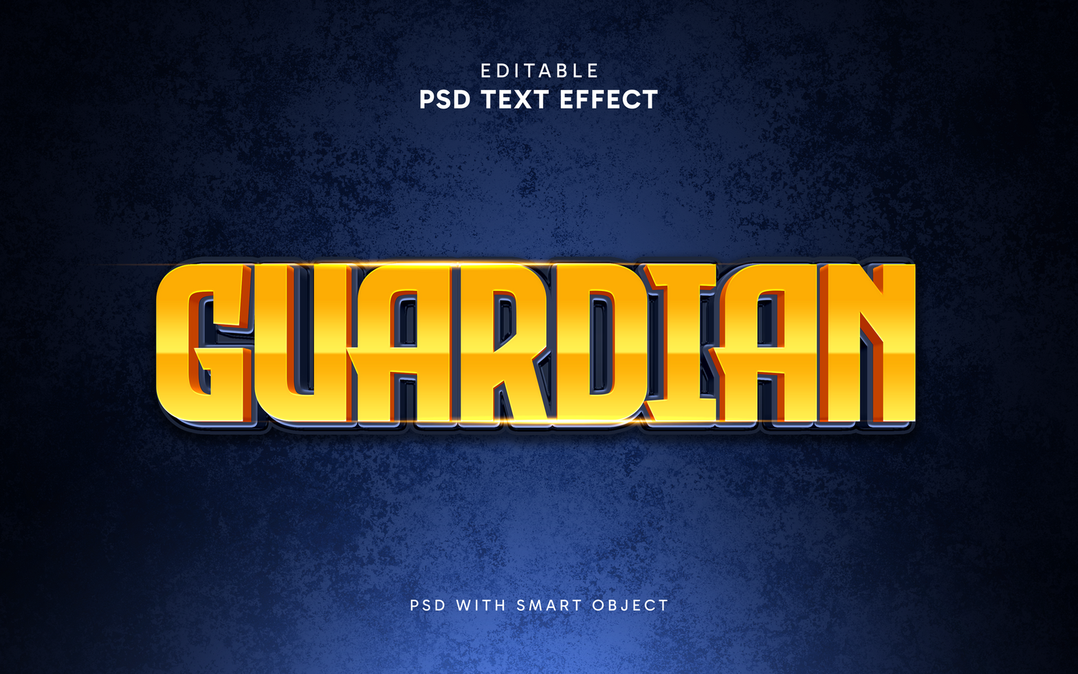 Superhero 3d Text Style Effect psd