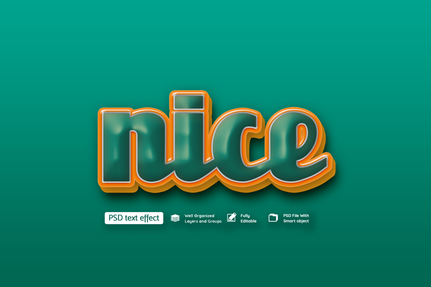 Nice Editable Text Effect psd