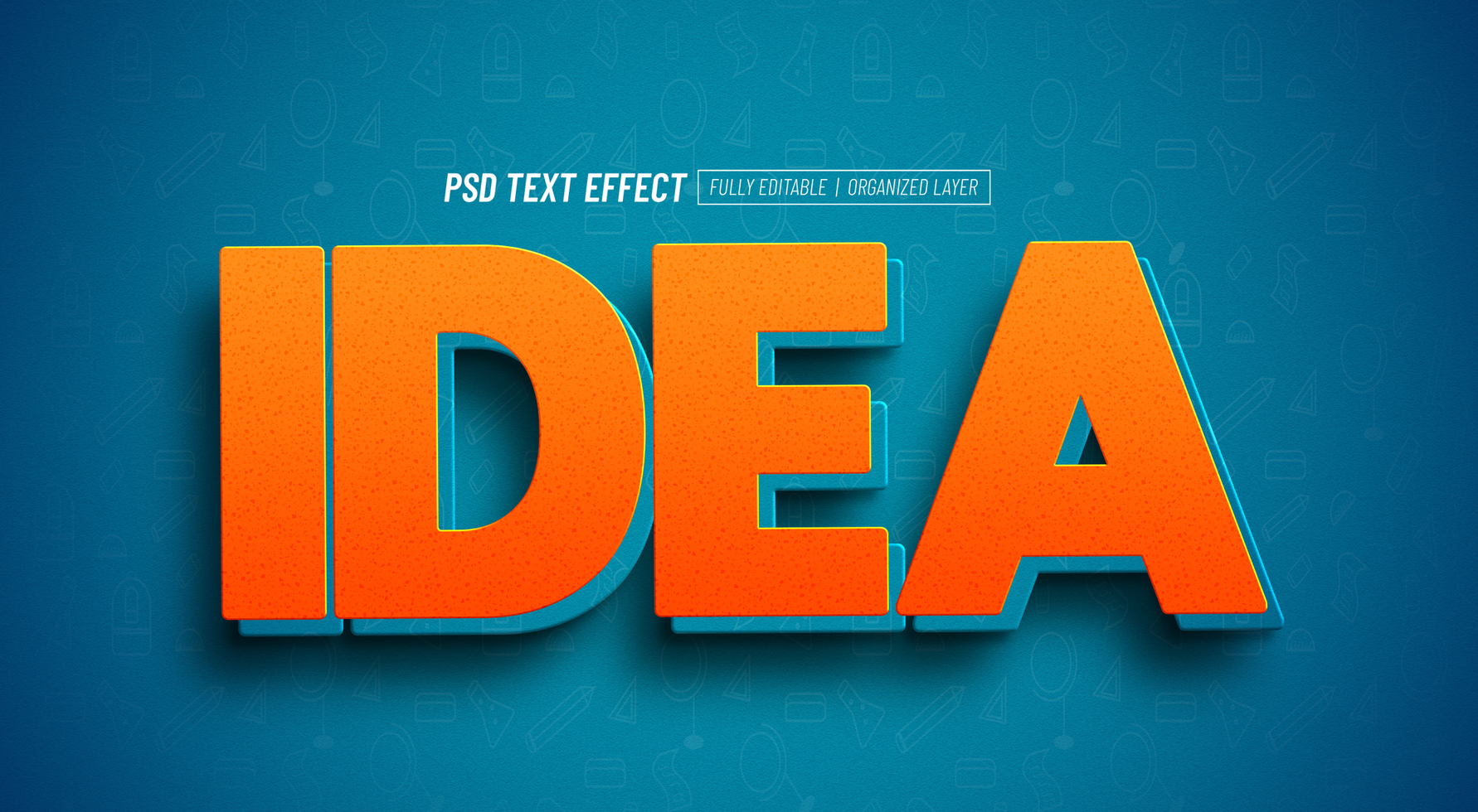 Idea Text effect psd