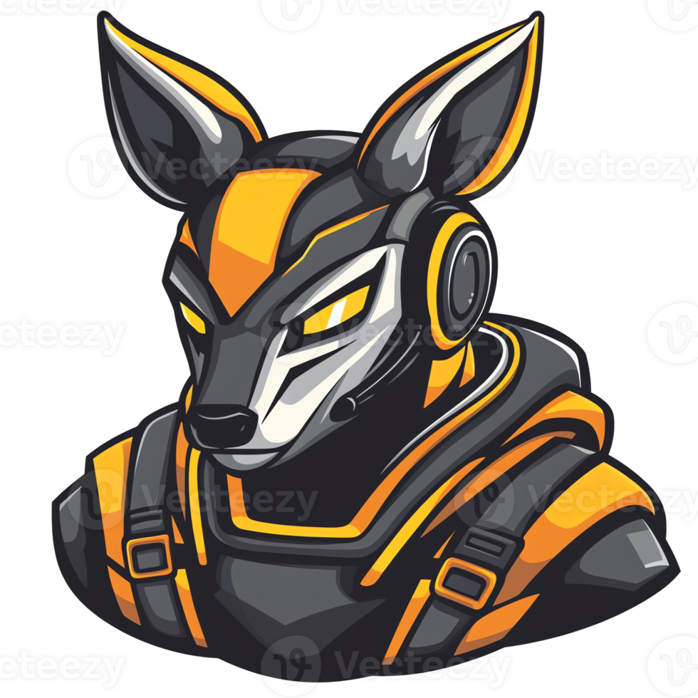 Illustration - Futuristic Fox Avatar, Gamer, Esports Logo png
