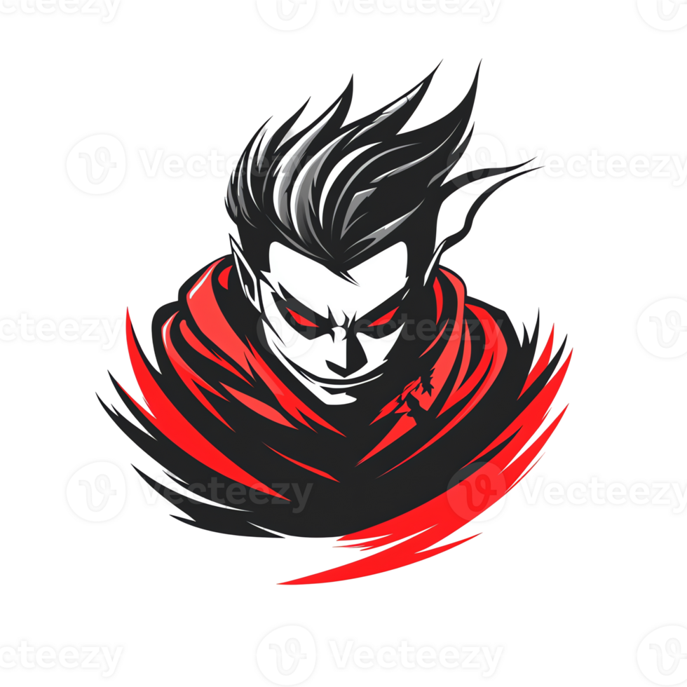 Mysterious game avatar on transparent background png