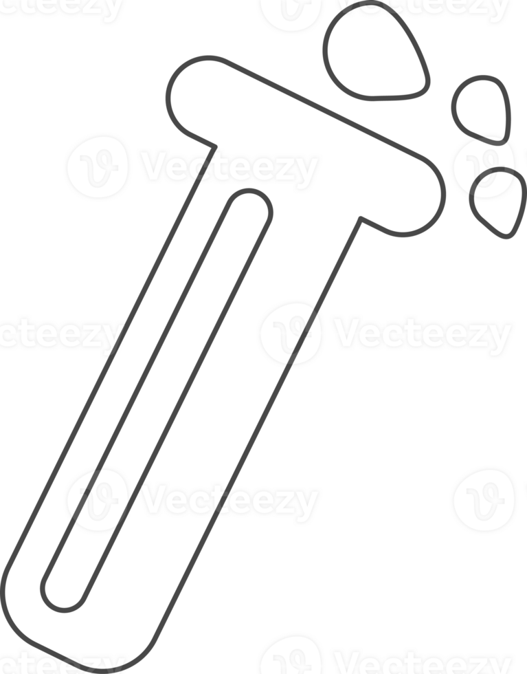 Science items icon. Test tube. png