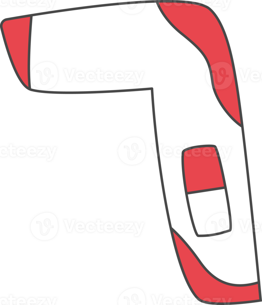 Forehead thermometer illustration. png