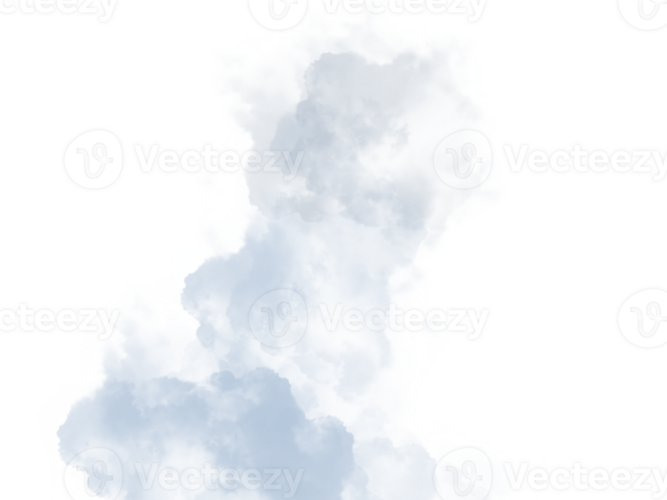 light blue cloud fluffing on background png