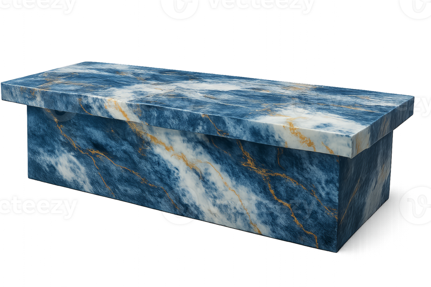 Stunning Blue Marble Table for Elegant Home Interior Decor png