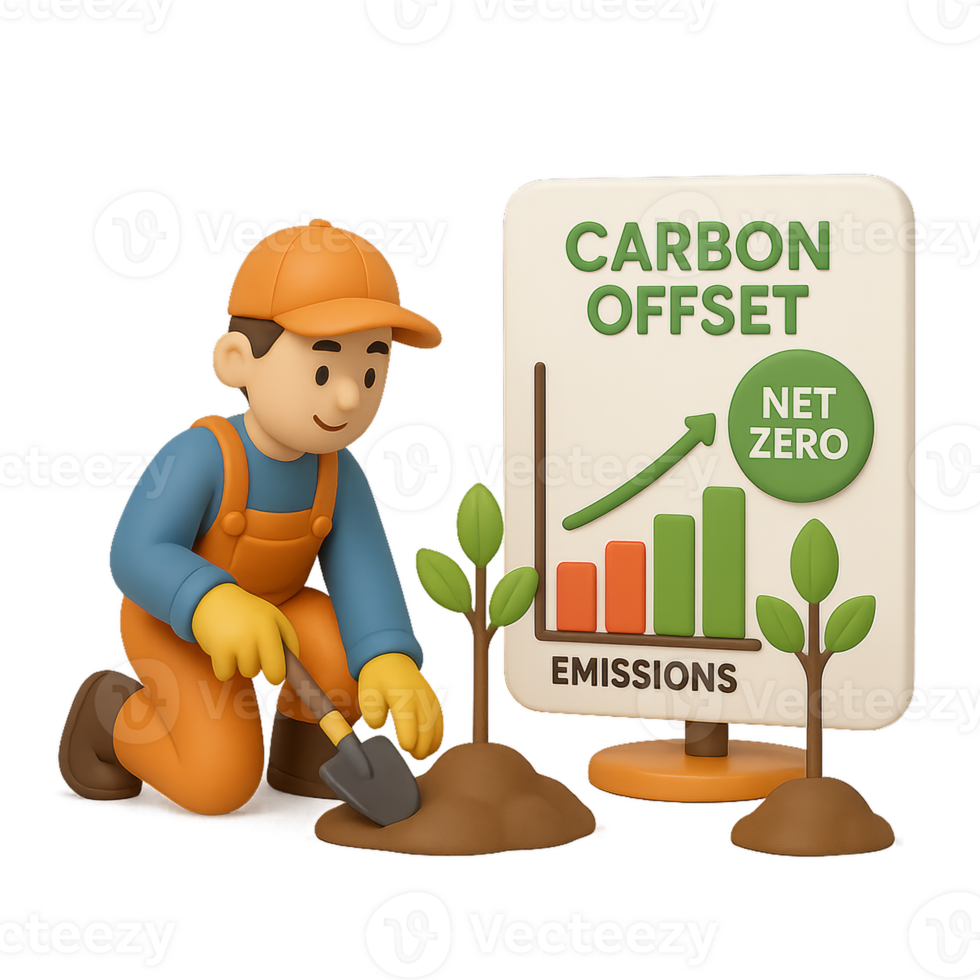 Environmentally Friendly Tree Planting Initiative for Carbon Offset png
