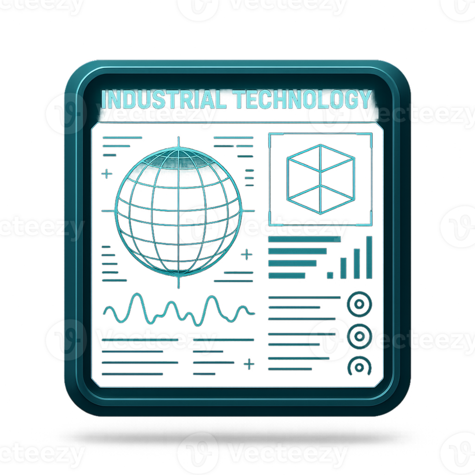 Modern Industrial Technology Interface for Innovative Solutions png