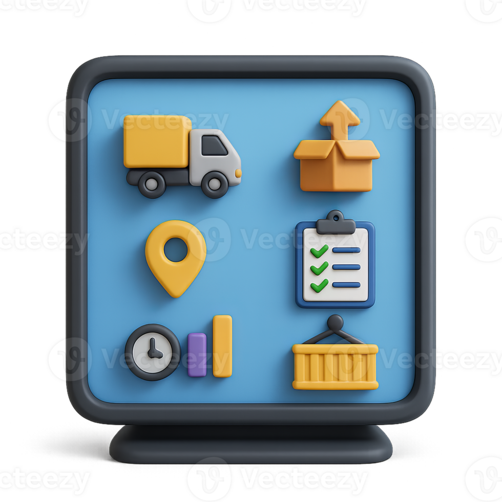 Simple Smart Freight Interface for Efficient Logistics Management png