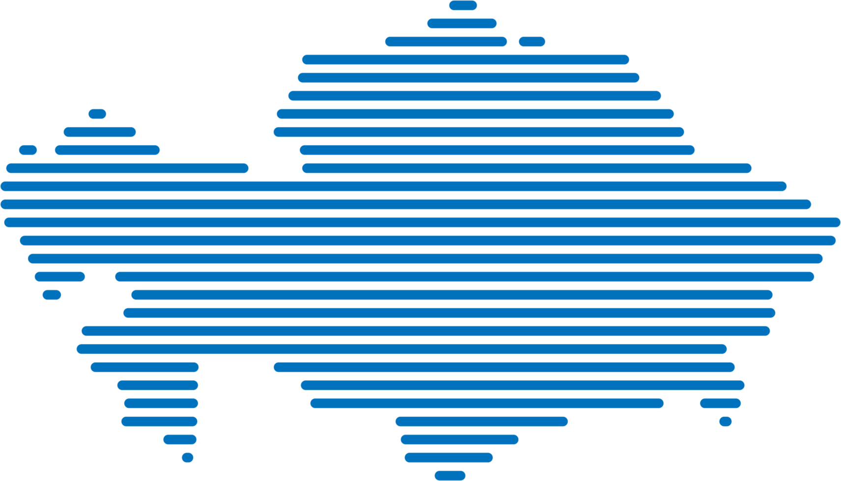 horizontal line drawing of kazakhstan map. png