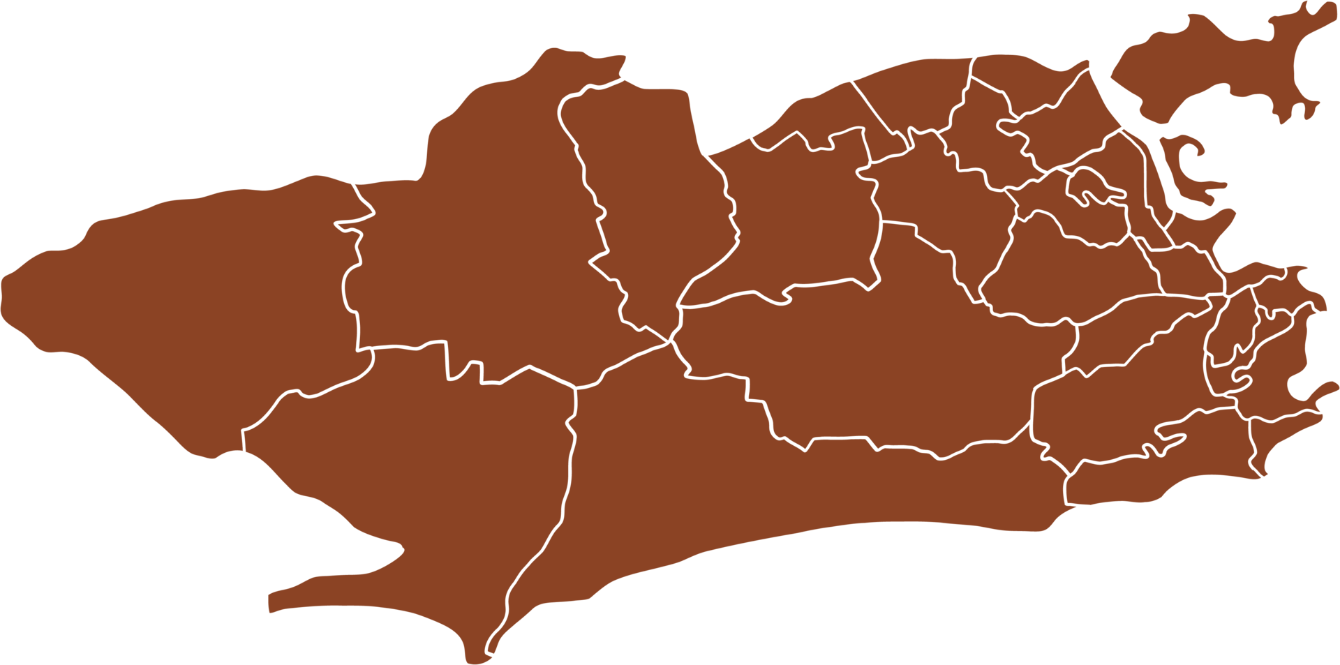 Doodle freehand drawing of Rio De Janeiro city map. png