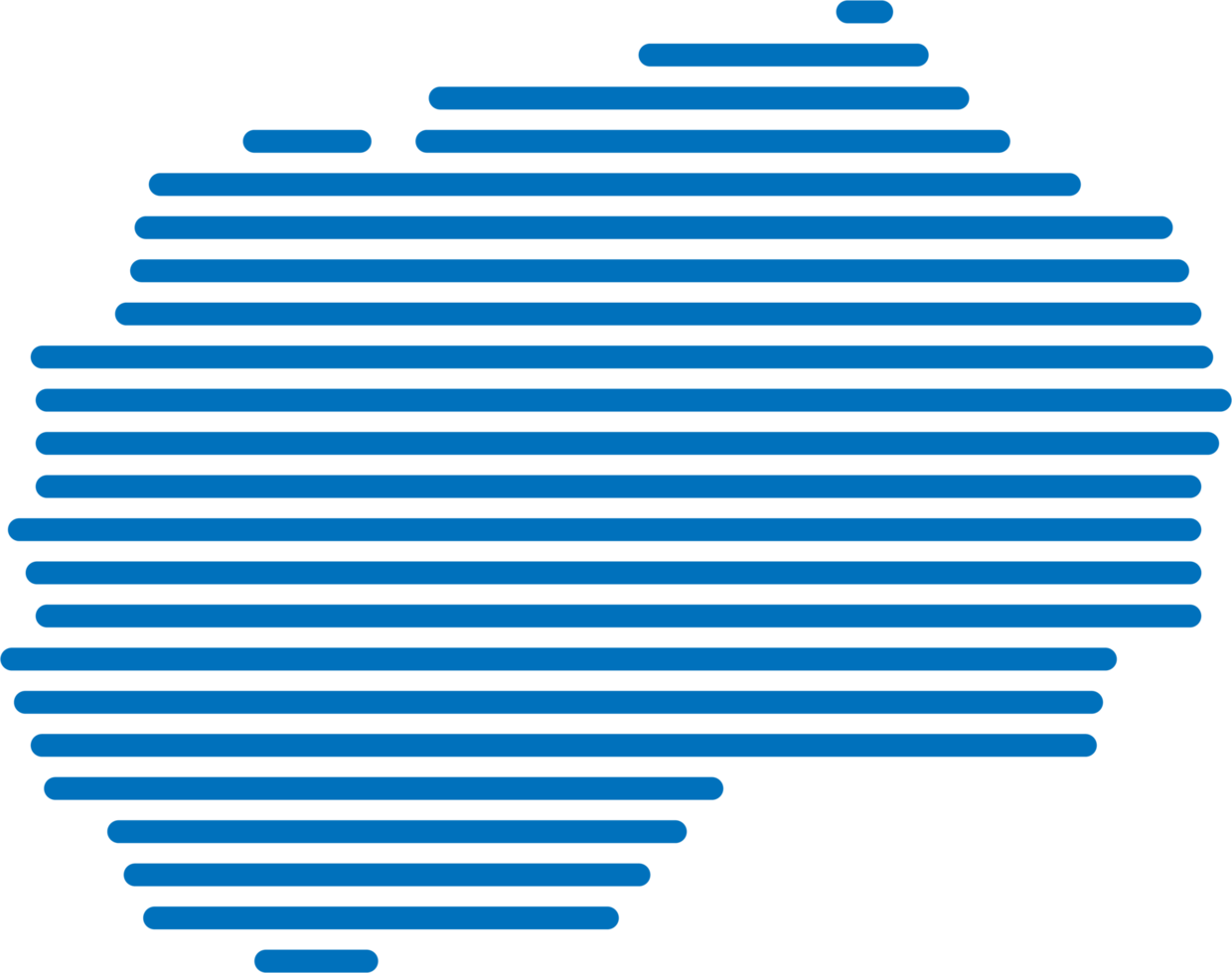 horizontal line drawing of north macedonia map. png