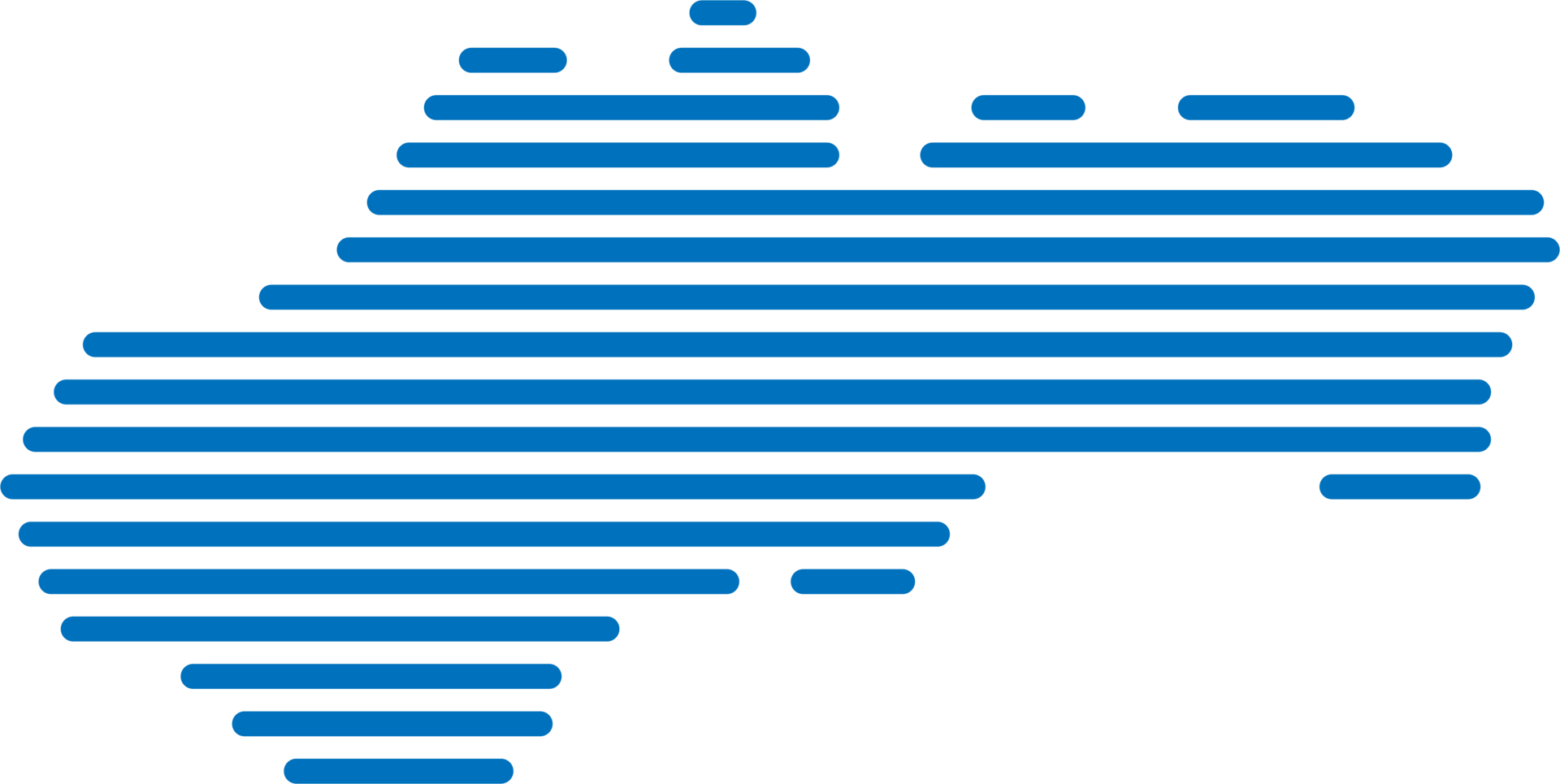 horizontal line drawing of slovakia map. png