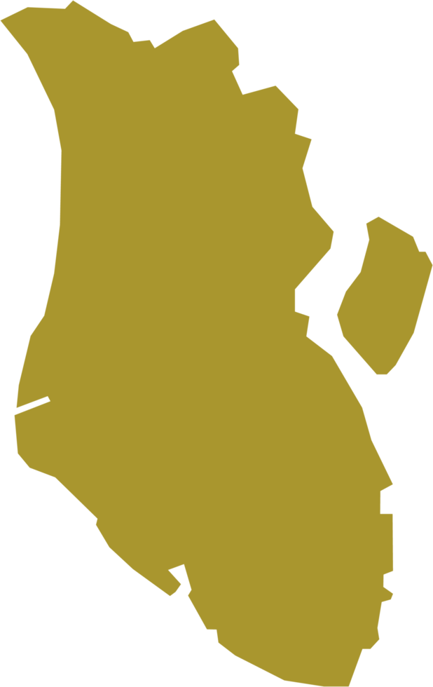 freehand drawing of Charleston city map. png