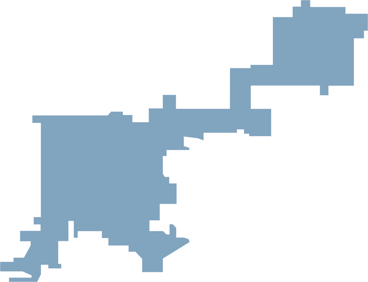 freehand drawing of Denver city map. png