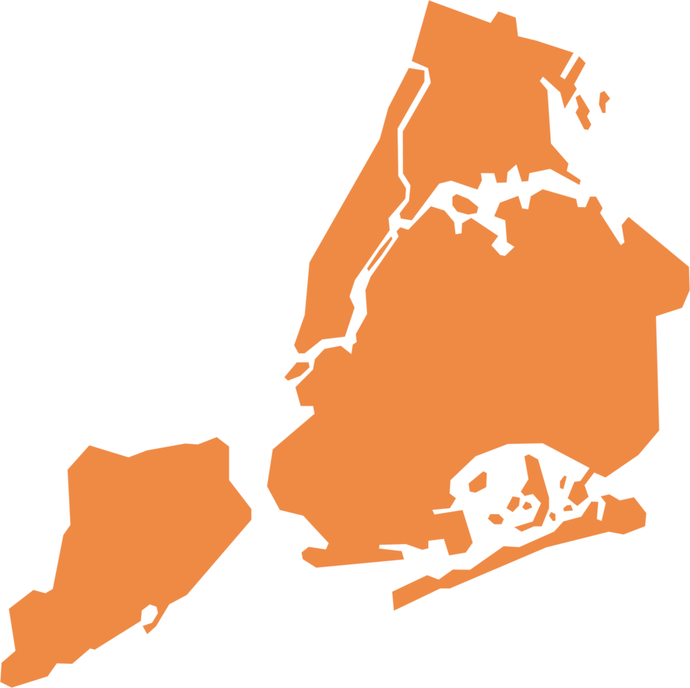 drawing of New York city map. png