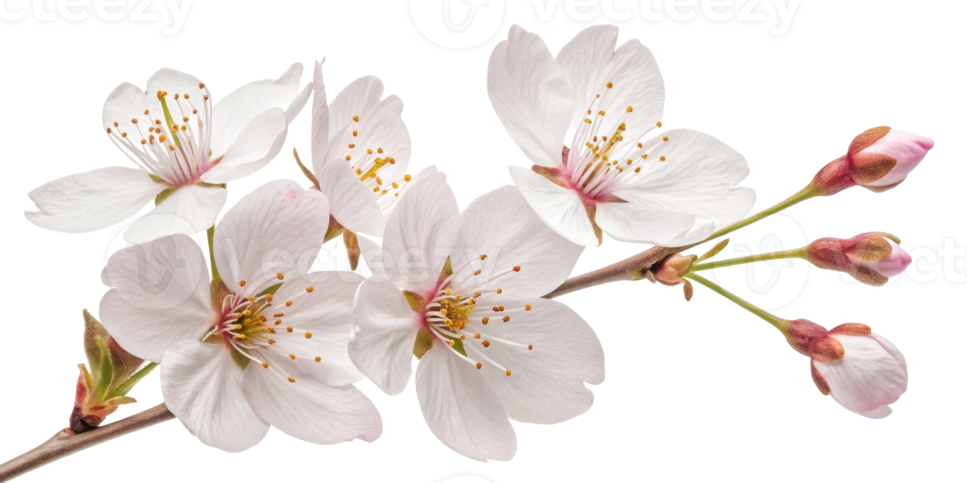 Beautiful cherry blossoms bloom gracefully, showcasing delicate petals and vibrant colors that evoke sense of tranquility and joy png