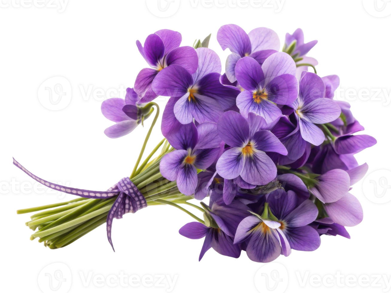 Beautiful bouquet of violets, stunning flower arrangement that brings joy and elegance to any setting. Perfect for gifts or decoration png