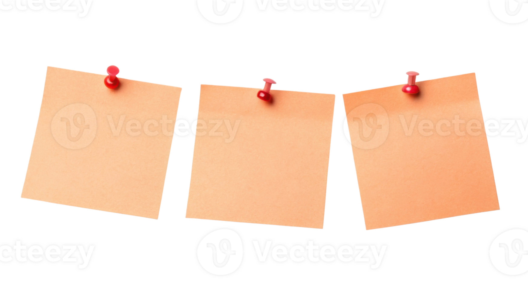 Sticky notes are pinned to board, creating organized and vibrant display perfect for reminders and ideas png