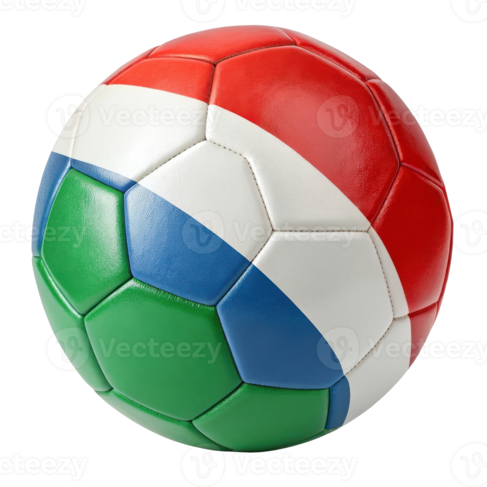 Vibrant soccer ball featuring unique design with red, green, and blue colors symbolizes excitement of 2026 World Cup png