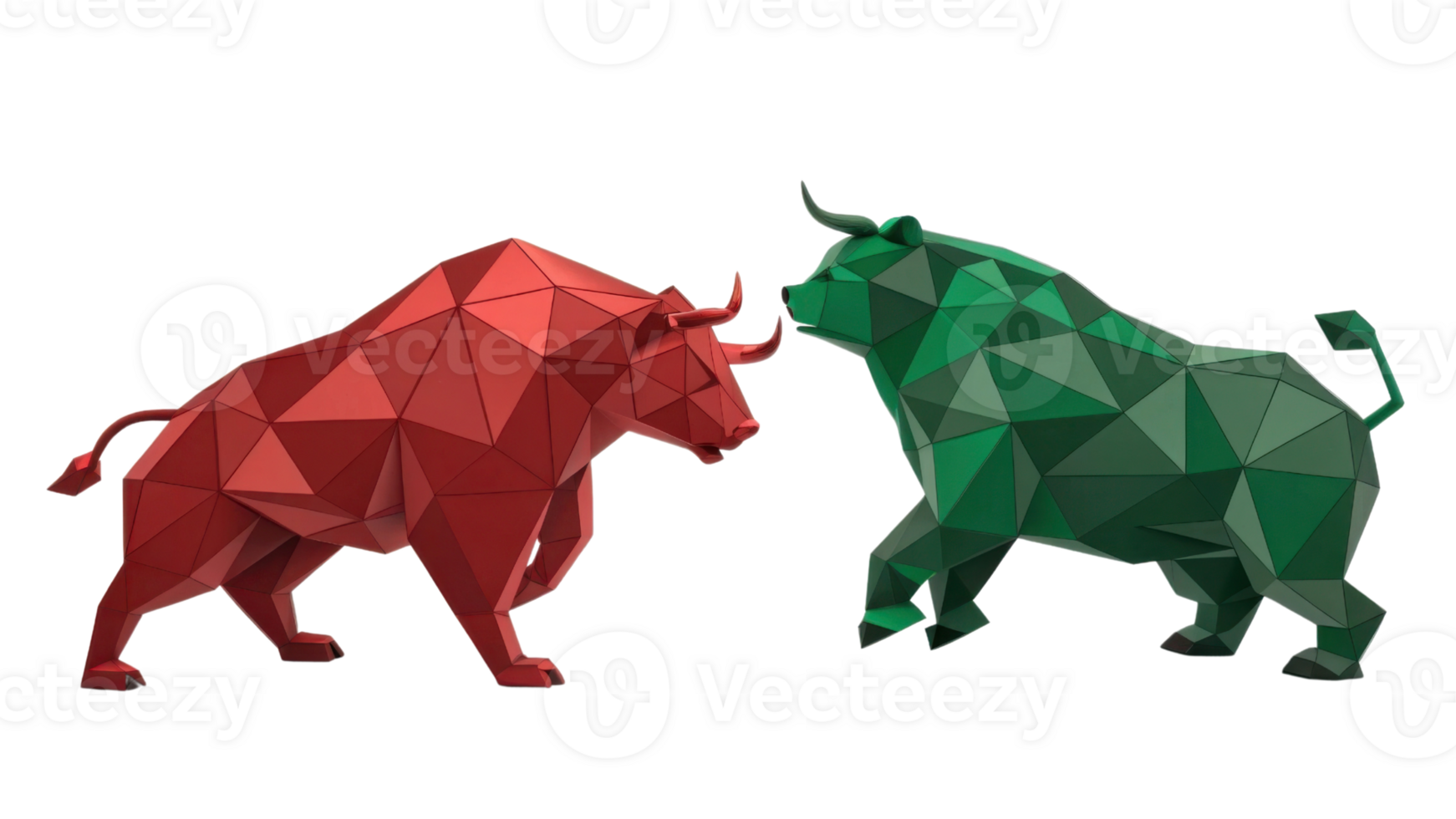 Market is battleground where bull and bear face off, symbolizing ongoing struggle between rising and falling trends png