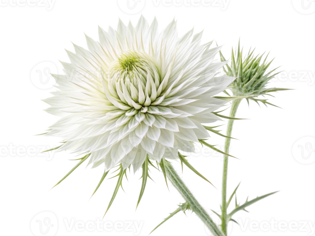 Stunning thistle flower showcases its intricate layers and unique structure, embodying nature beauty and elegance png