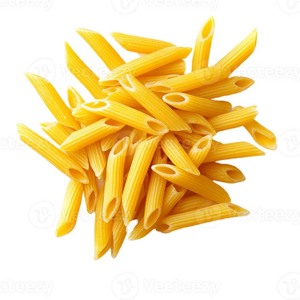 Pasta pasta feathers isolated on a white background png