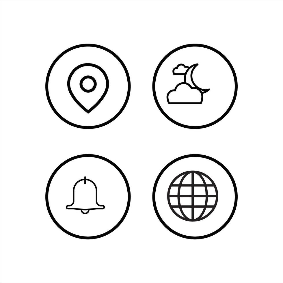 Responsive Web Layout Icons vector