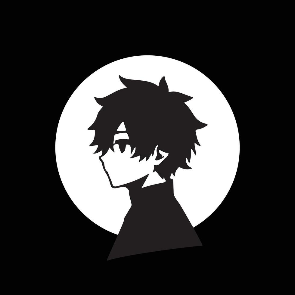 Anime Character Close-Up Portraits vector