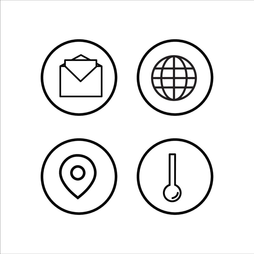 Professional Web Icons for Design vector
