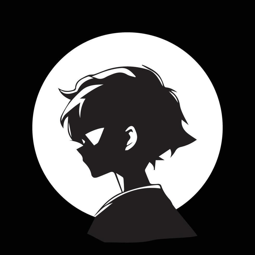 Soft Anime Character Headshots vector