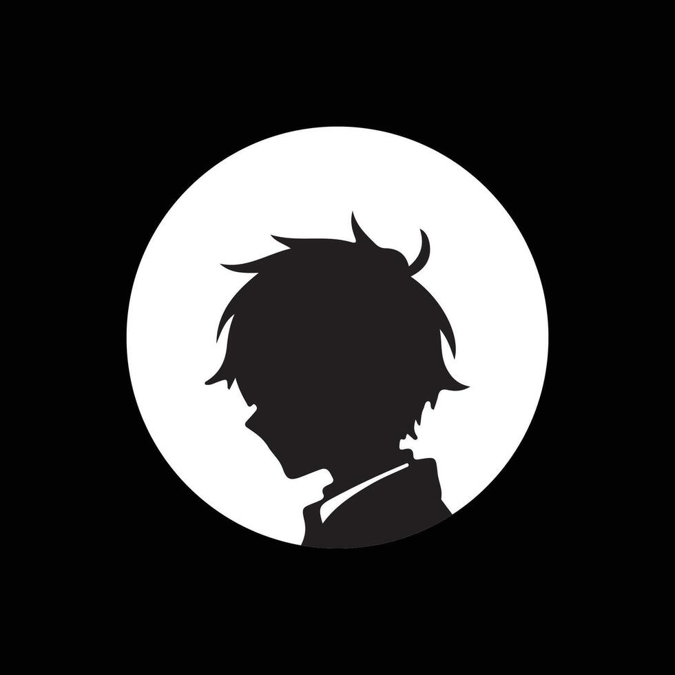 Moody Anime Profile Picture sad vector