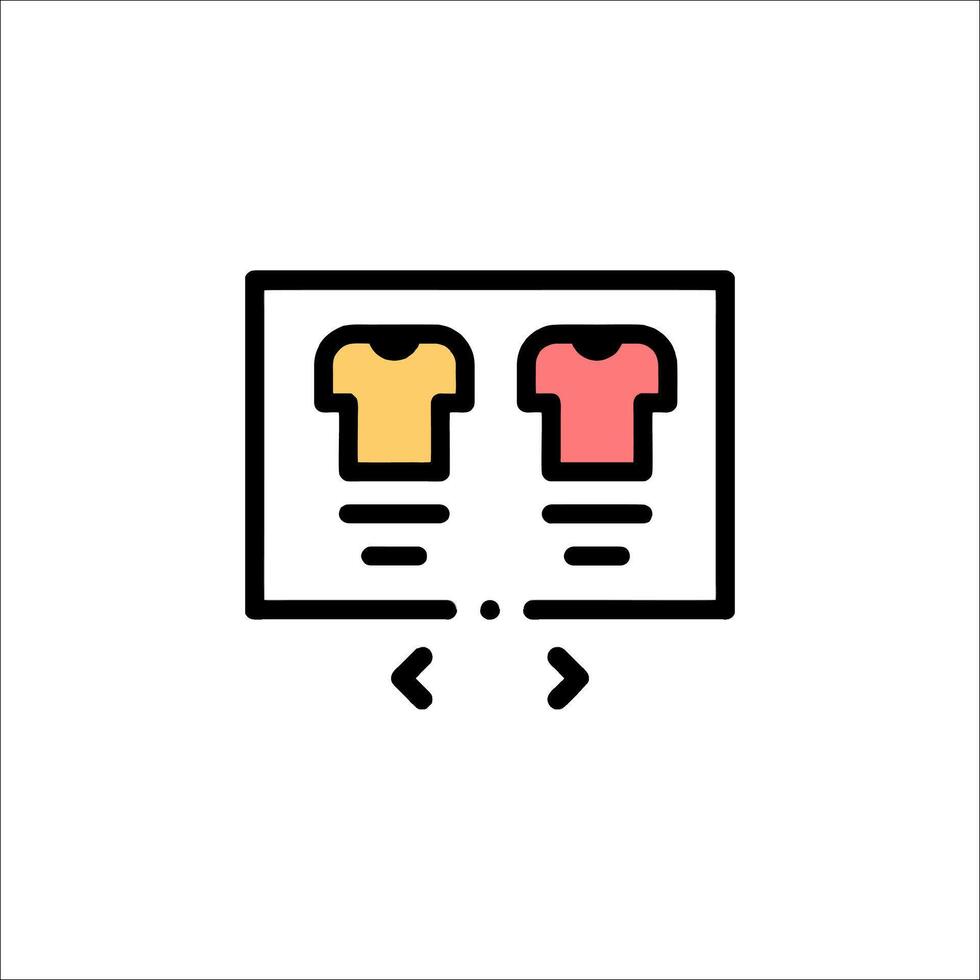 A shirt and a pair of pants are shown on a white background vector