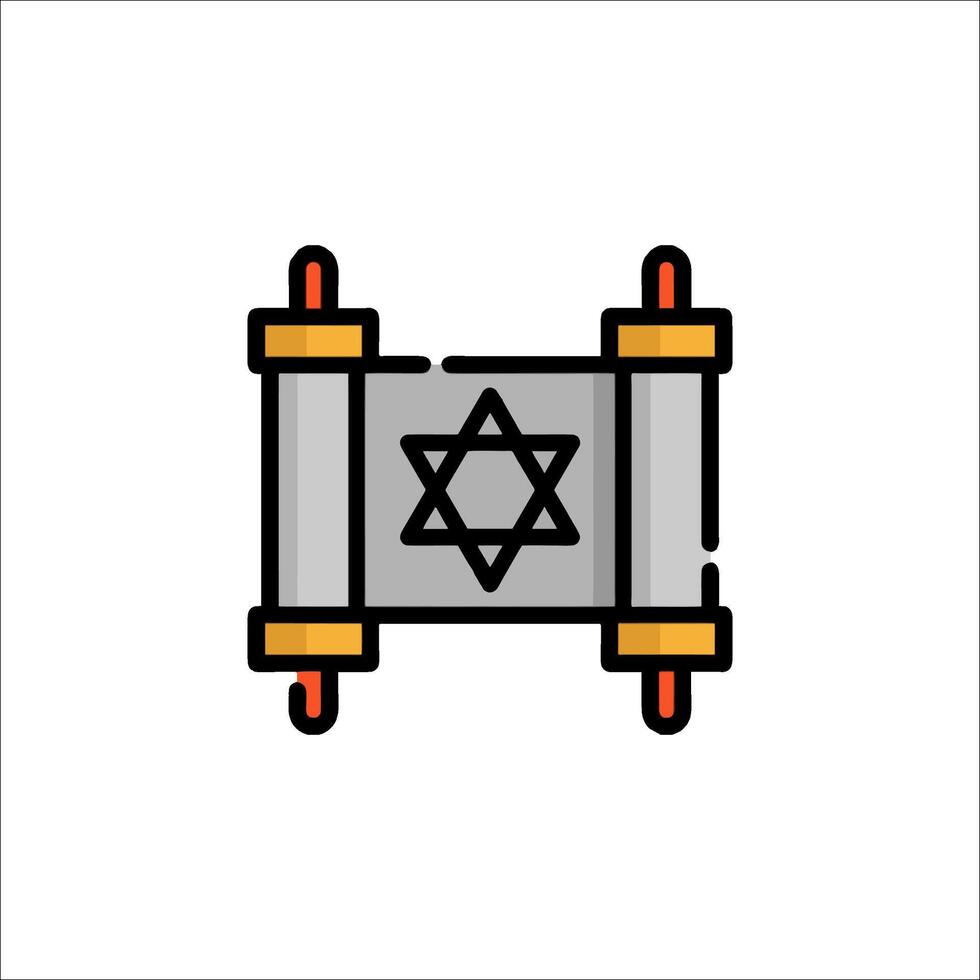 Torah icon illustration vector