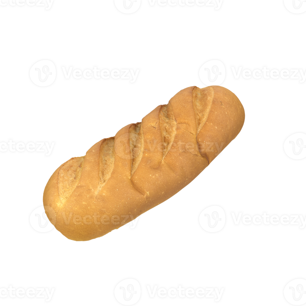 Baguette bread isolated on transparent background png