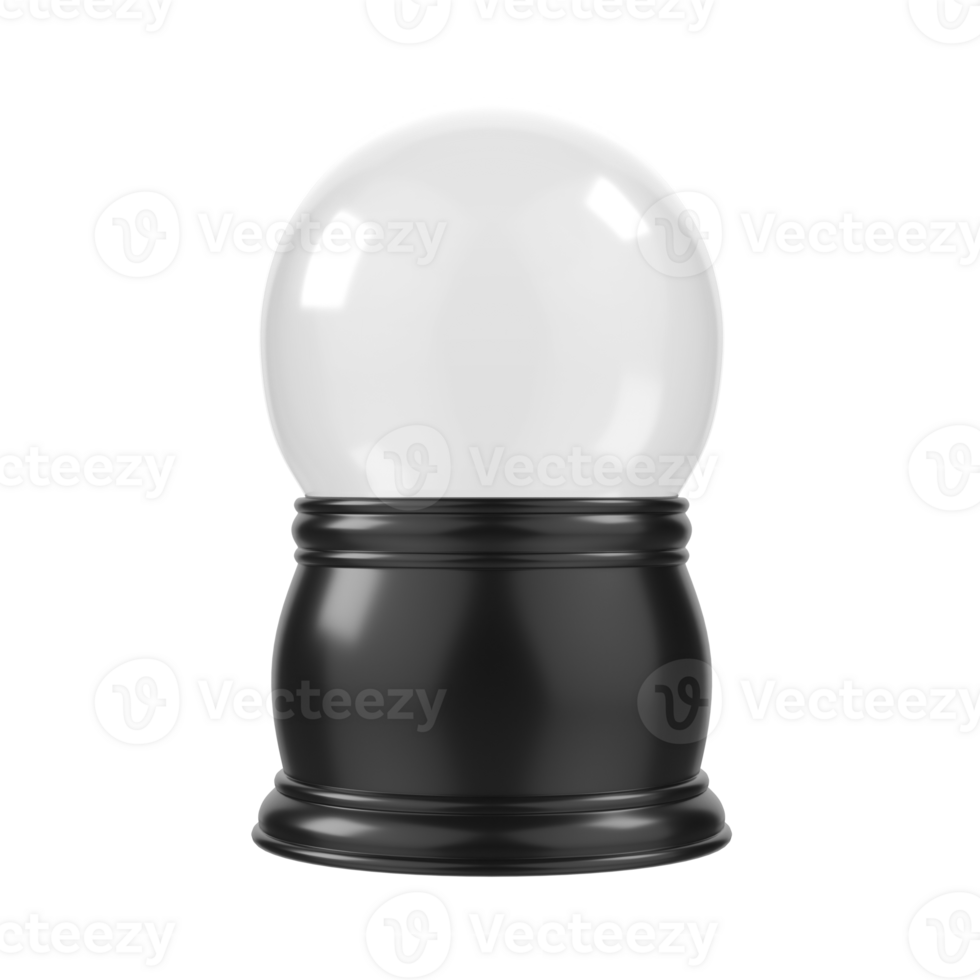 Snow globe isolated on transparent background png