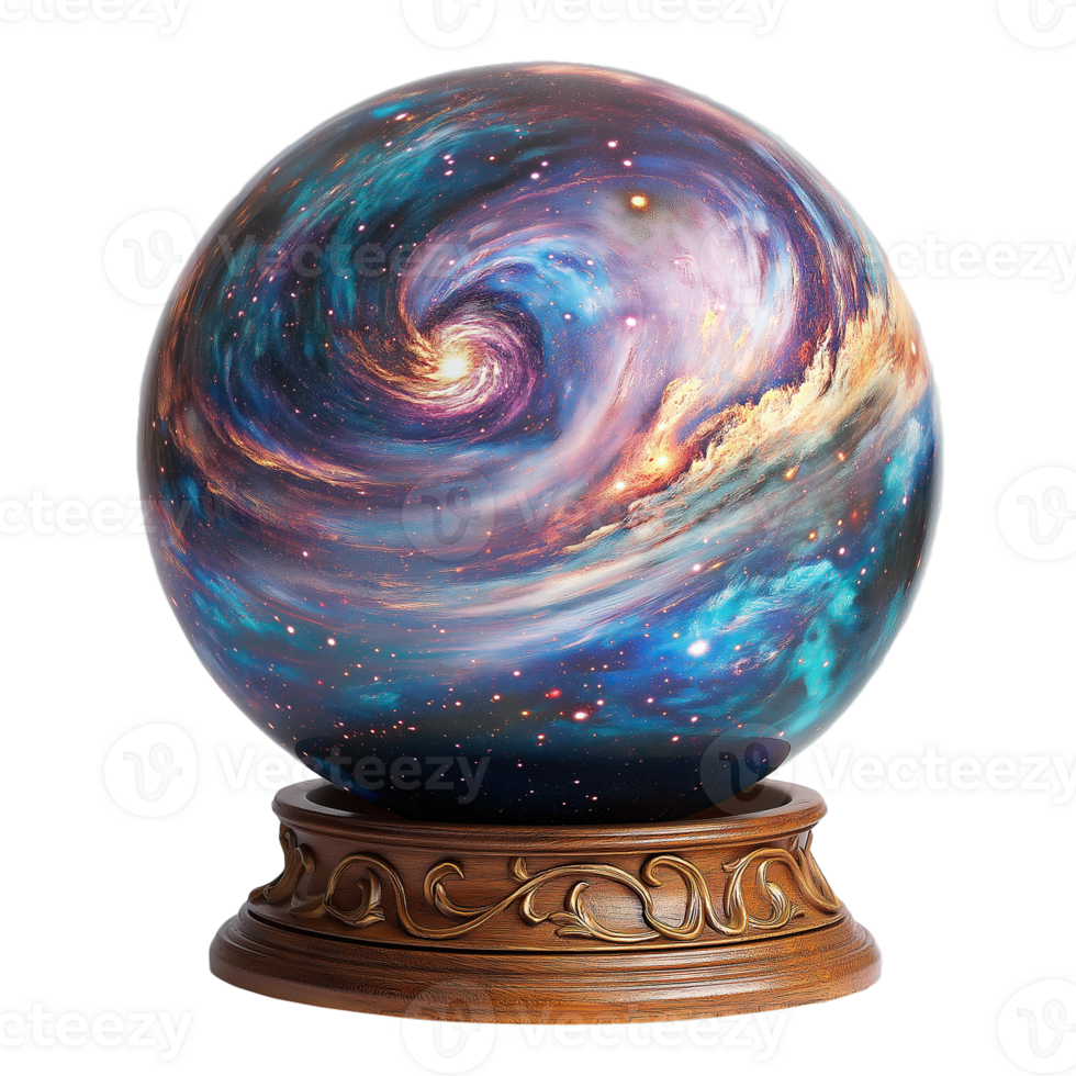 Galactic Hologram - Isolated on Transparent Background png