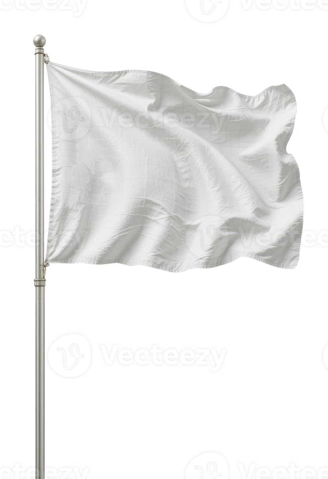 Waving Peace Flag on Standalone Pole png