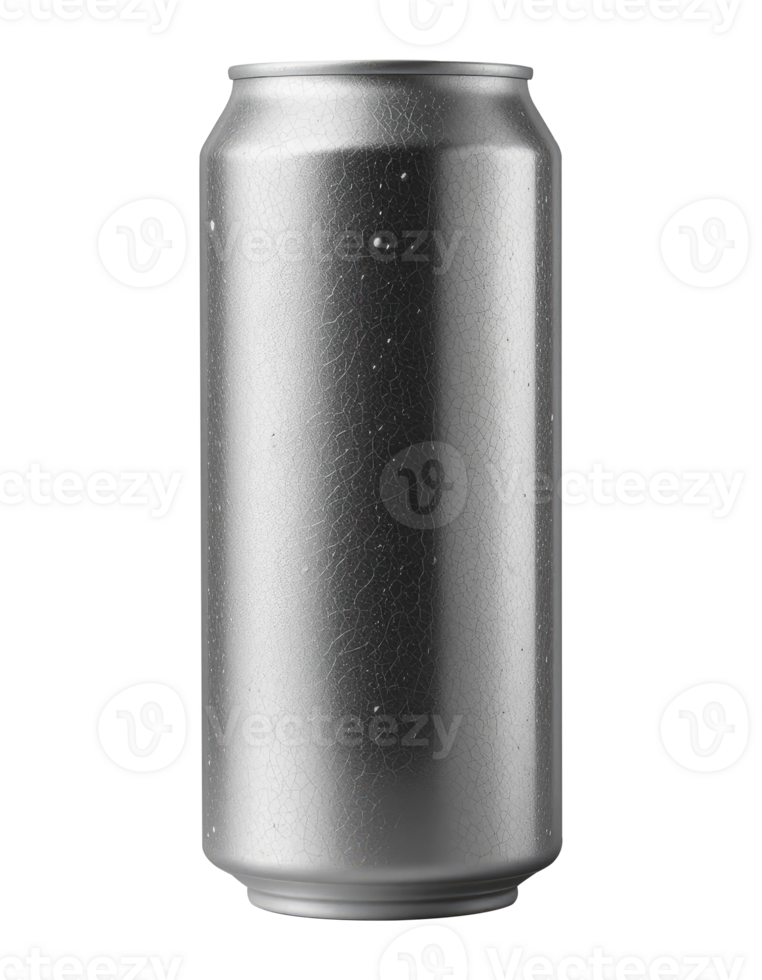 Chilled Blank Beverage Can, High-Quality Realistic Mockup Image. png